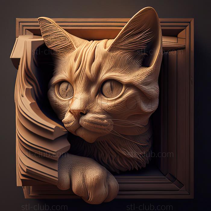 3D model st Foldex cat (STL)